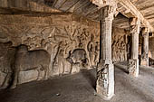 Mamallapuram - Tamil Nadu. Krishna Mandapam. 